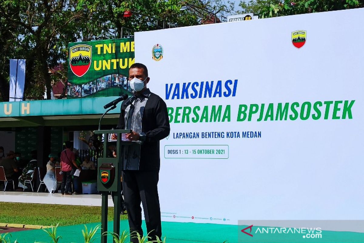 Capaian vaksinasi COVID-19 di  Sumut sudah 22,8 persen