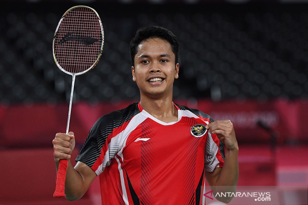 Ginting buka kemenangan Indonesia atas China di final Piala Thomas