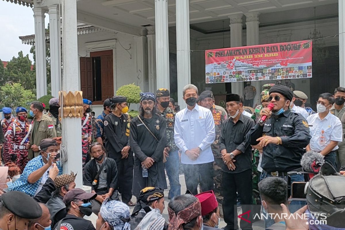 Dedie Rachim tampung aspirasi budayawan soal Kebun Raya Bogor