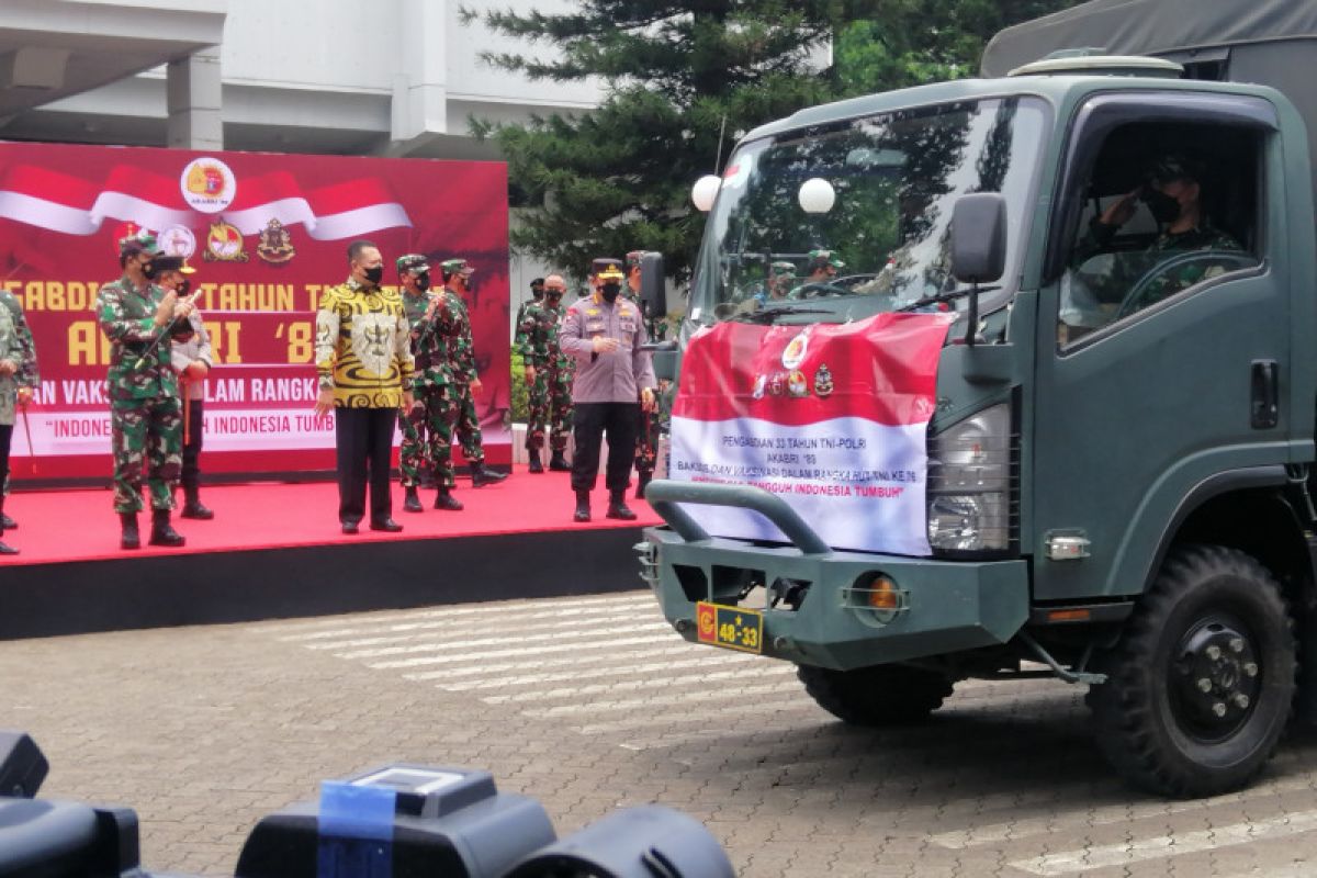 Alumni Akabri '89 bagi-bagi 183 ribu paket sembako