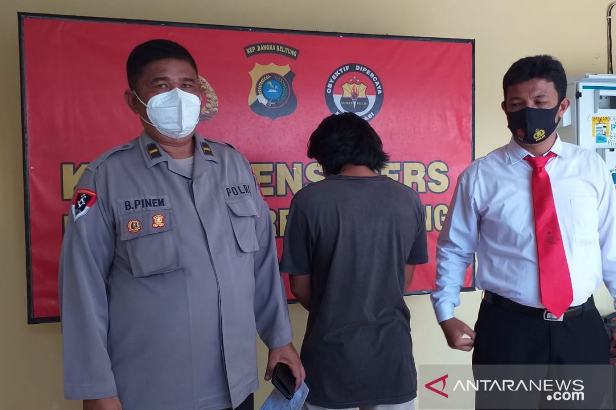 Polres Belitung amankan pelaku penipuan modus gadai mobil rental