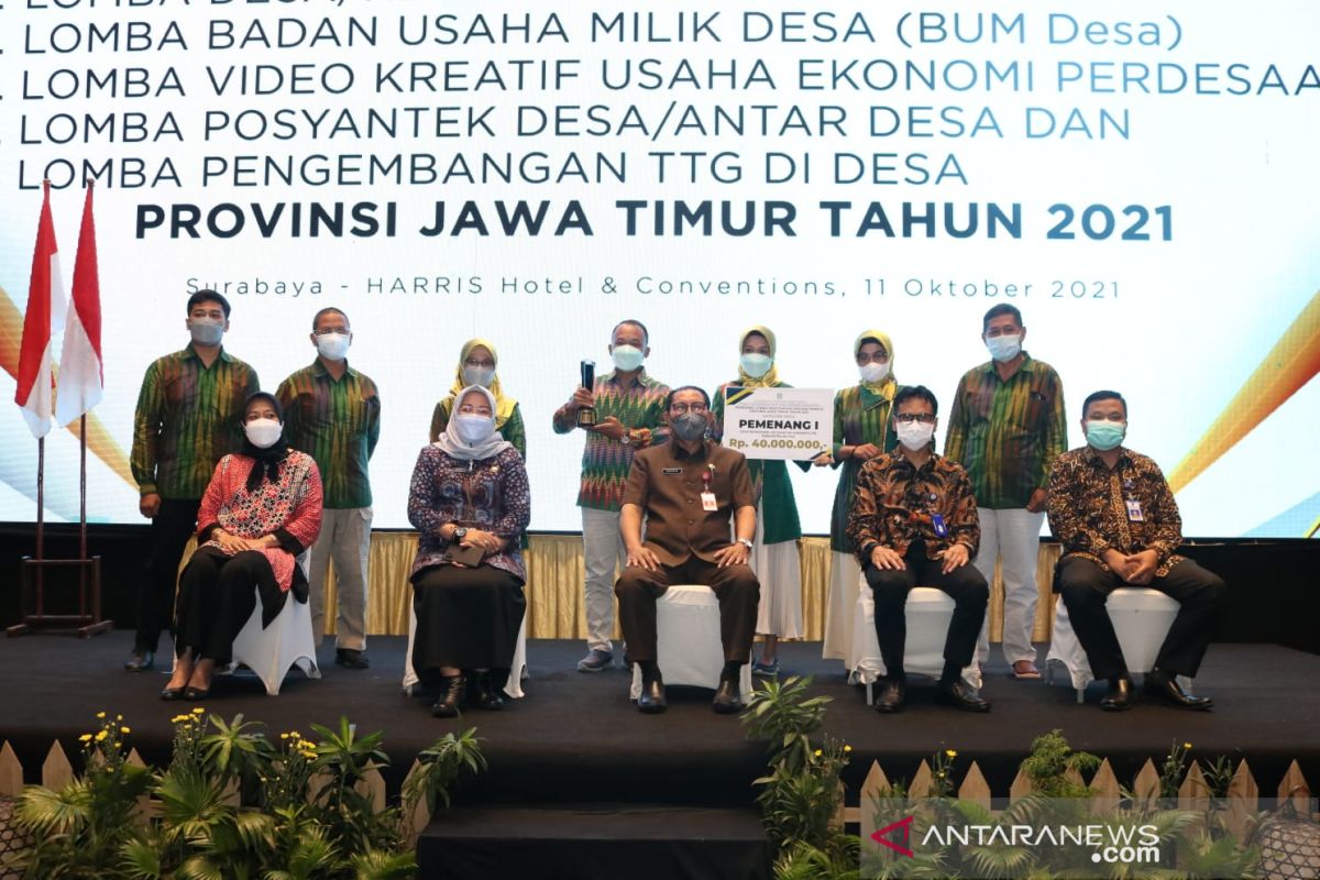 Jatim tetapkan delapan desa dan kelurahan terbaik 2021