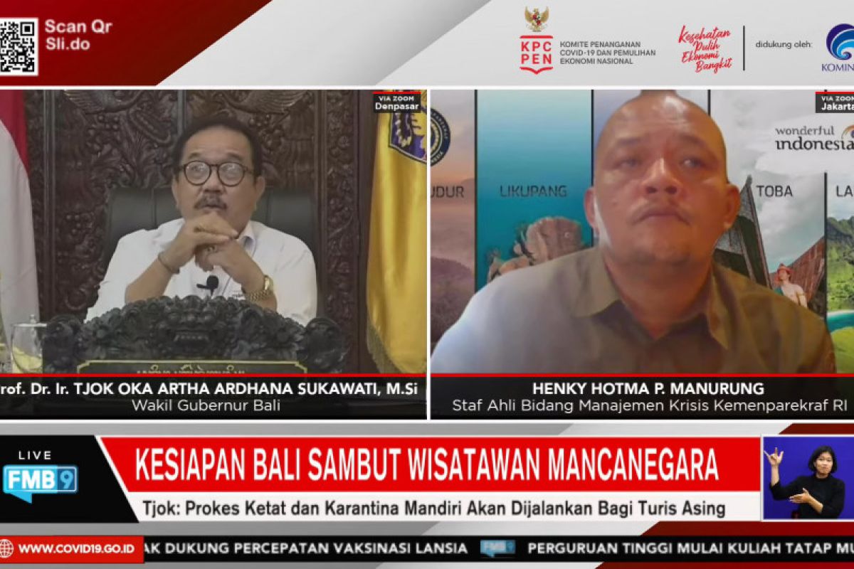 Kemenparekraf: Bali siap sambut wisman