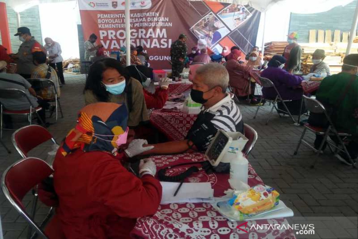 Cakupan vaksinasi di Boyolali capai 75,88 persen
