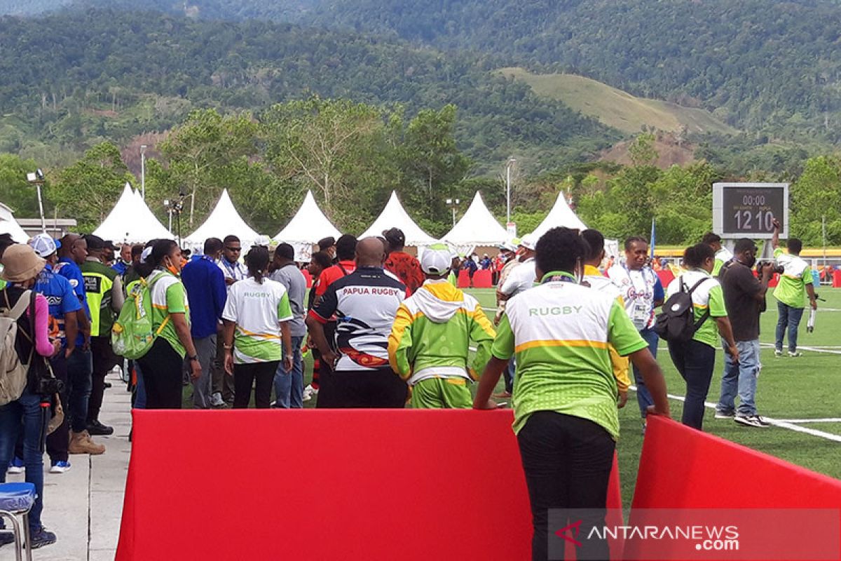 Laga final Rugby 7S Papua melawan Jakarta ricuh