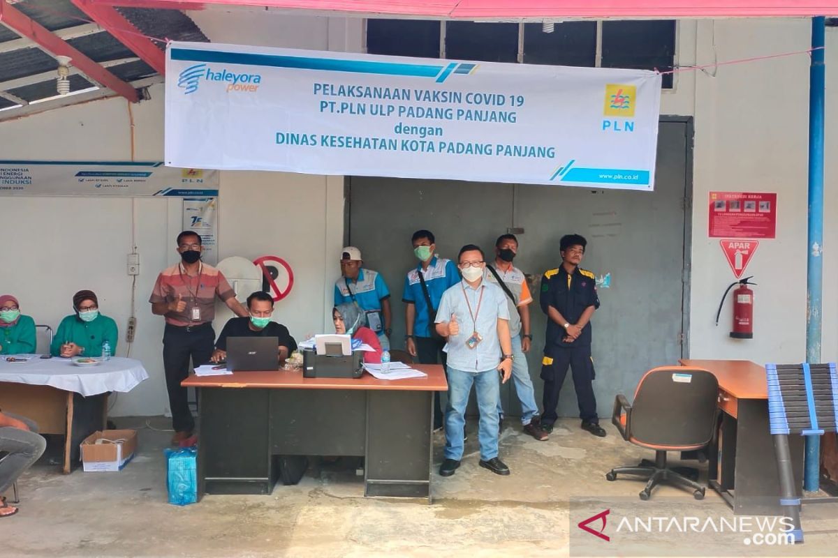Percepatan program vaksinasi, PLN gendeng Dinkes Padang Panjang