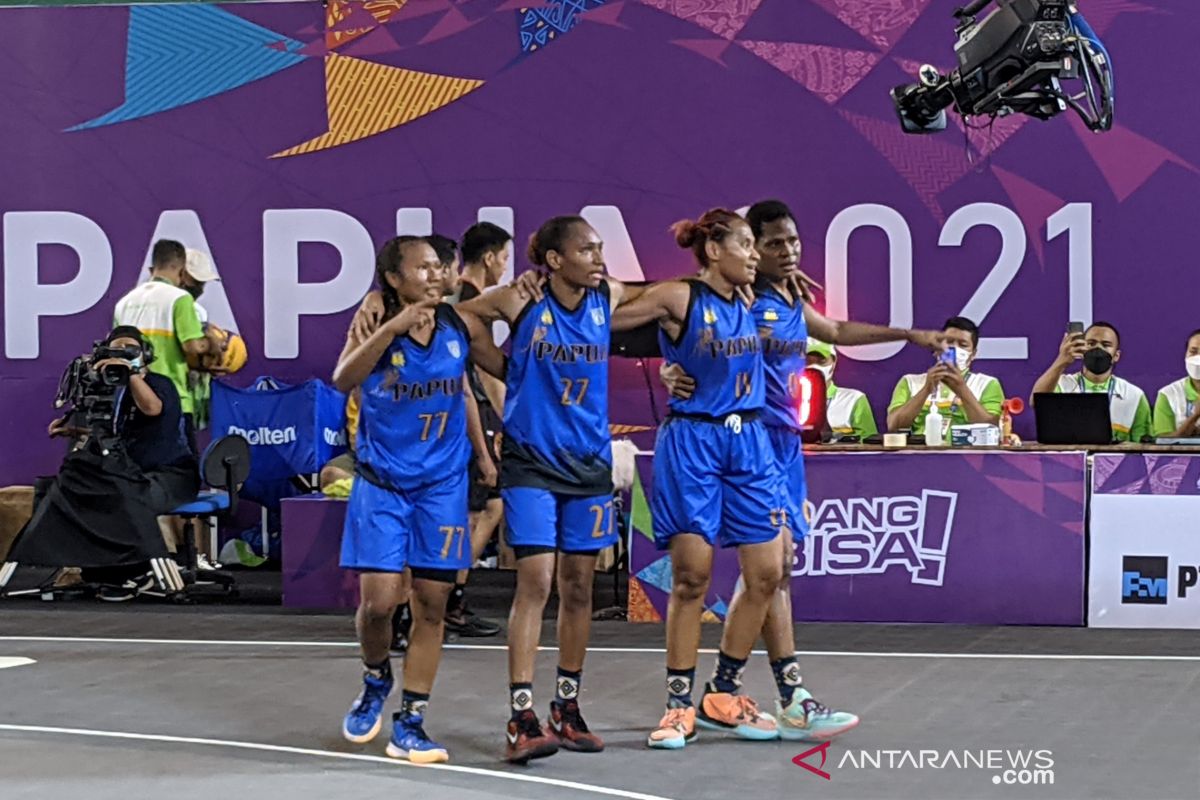 PON Papua - Papua rebut emas basket 3x3 putri dari Bali