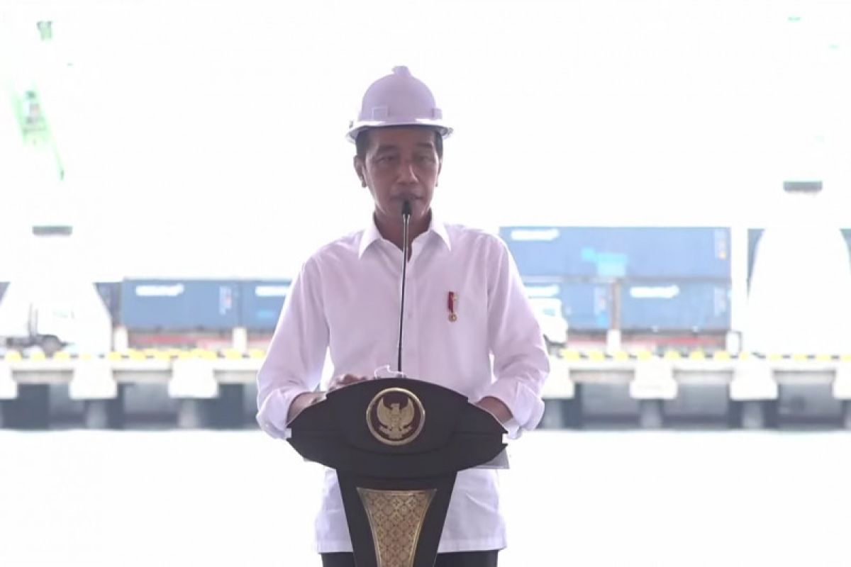Jokowi resmikan penggabungan Pelindo dan Terminal Wae Kelambu