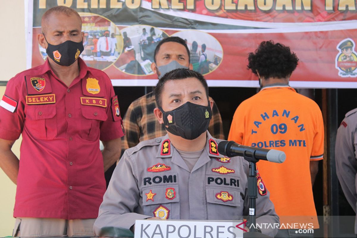 Polres Tanimbar mengungkap pembunuhan dua warga soal sengketa lahan