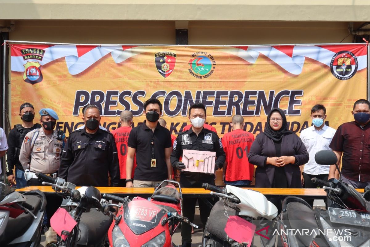 Polres Cilegon press conference hasil Ops Jaran Maung 2021