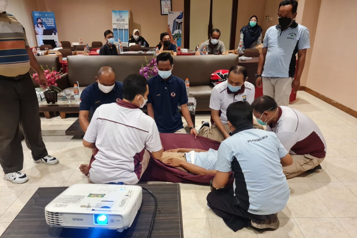 Jasa Raharja Kediri adakan pelatihan penanganan gawat darurat korban kecelakaan