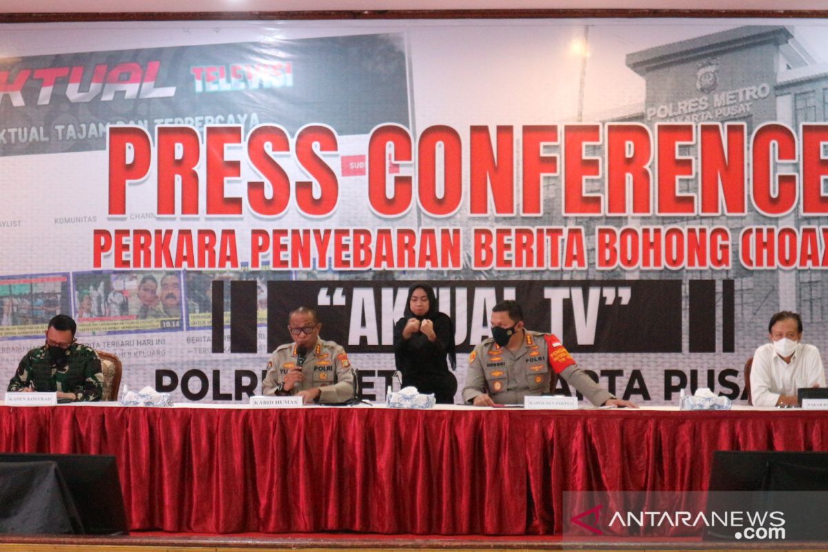 Polisi tangkap direktur BSTV terkait penyebaran hoaks