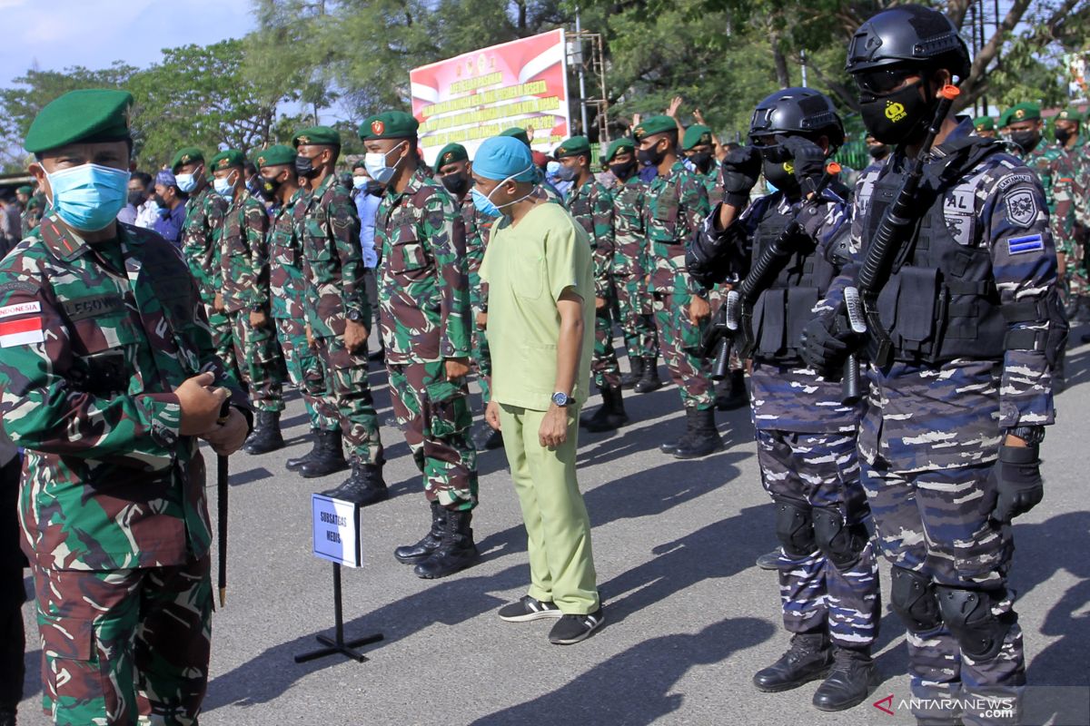 Ratusan personel TNI-Polri disiagakan amankan kunjungan Wapres