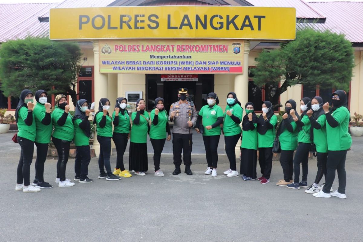 Wanita Pujakesuma Sumut silaturahmi ke Kapolres Langkat