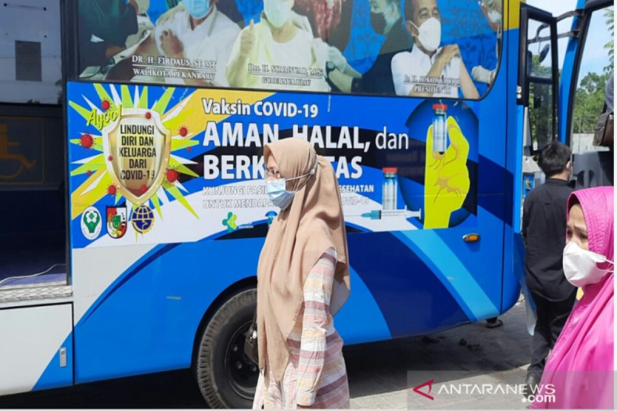 Gesa vaksinasi, Pekanbaru kembali aktifkan bus vaksin