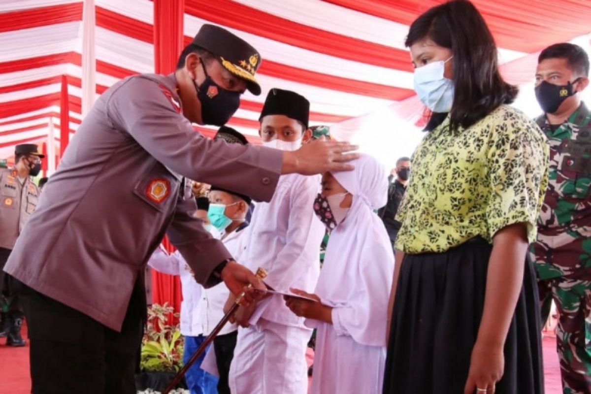 Silahturahmi dengan PCNU Banyuwangi, Kapolri Ajak Perkuat Penanganan COVID-19