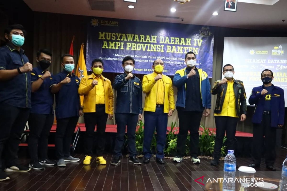 Terpilih Aklamasi, Udra Gelorakan Tagline AMPI Banten Jawara