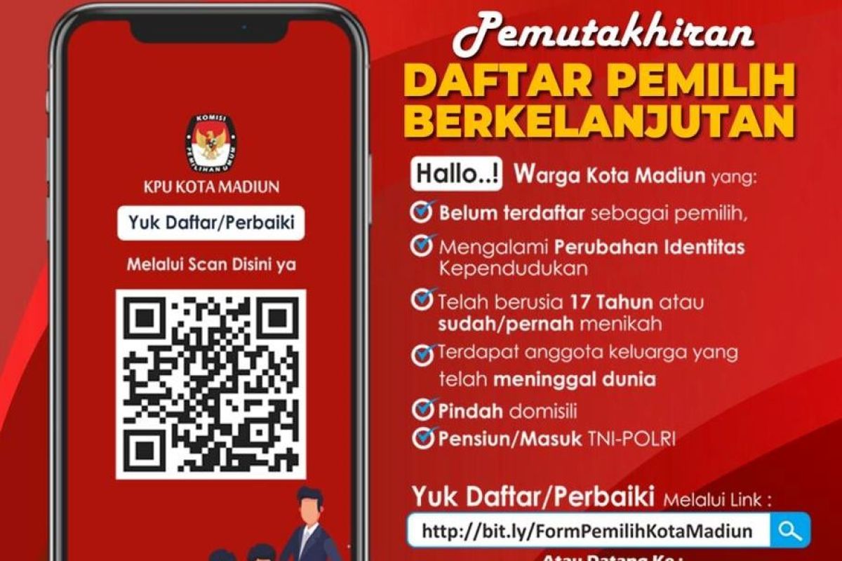 KPU Kota Madiun sosialisasikan pemutakhiran data pemilih berkelanjutan