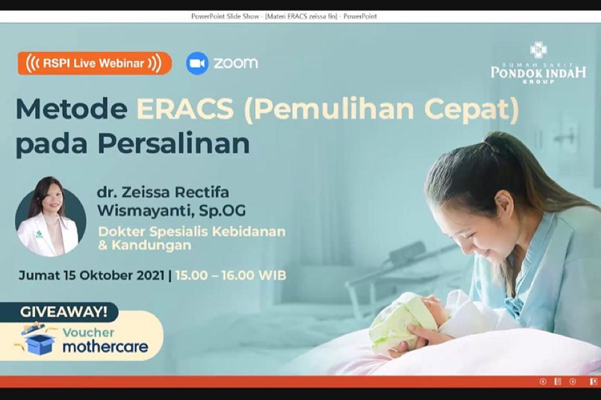 Percepat pemulihan pascapersalinan dengan ERACS