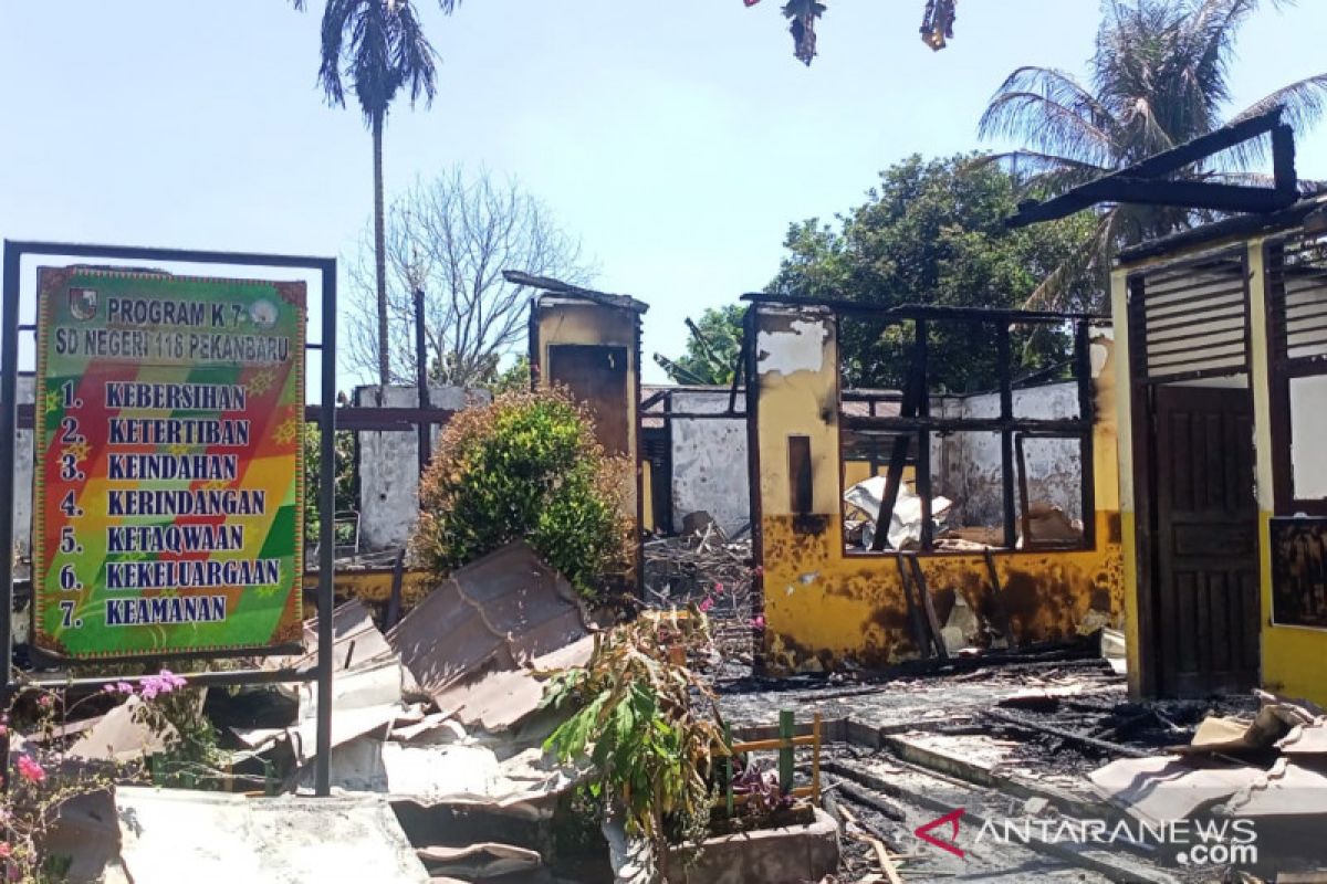 SDN 118 Limbungan Rumbai terbakar