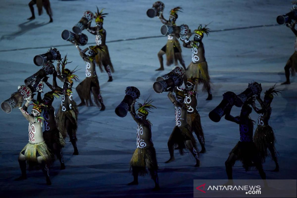 Defile penutupan PON Papua penuh suka cita diiringi lagu "Torang Bisa"