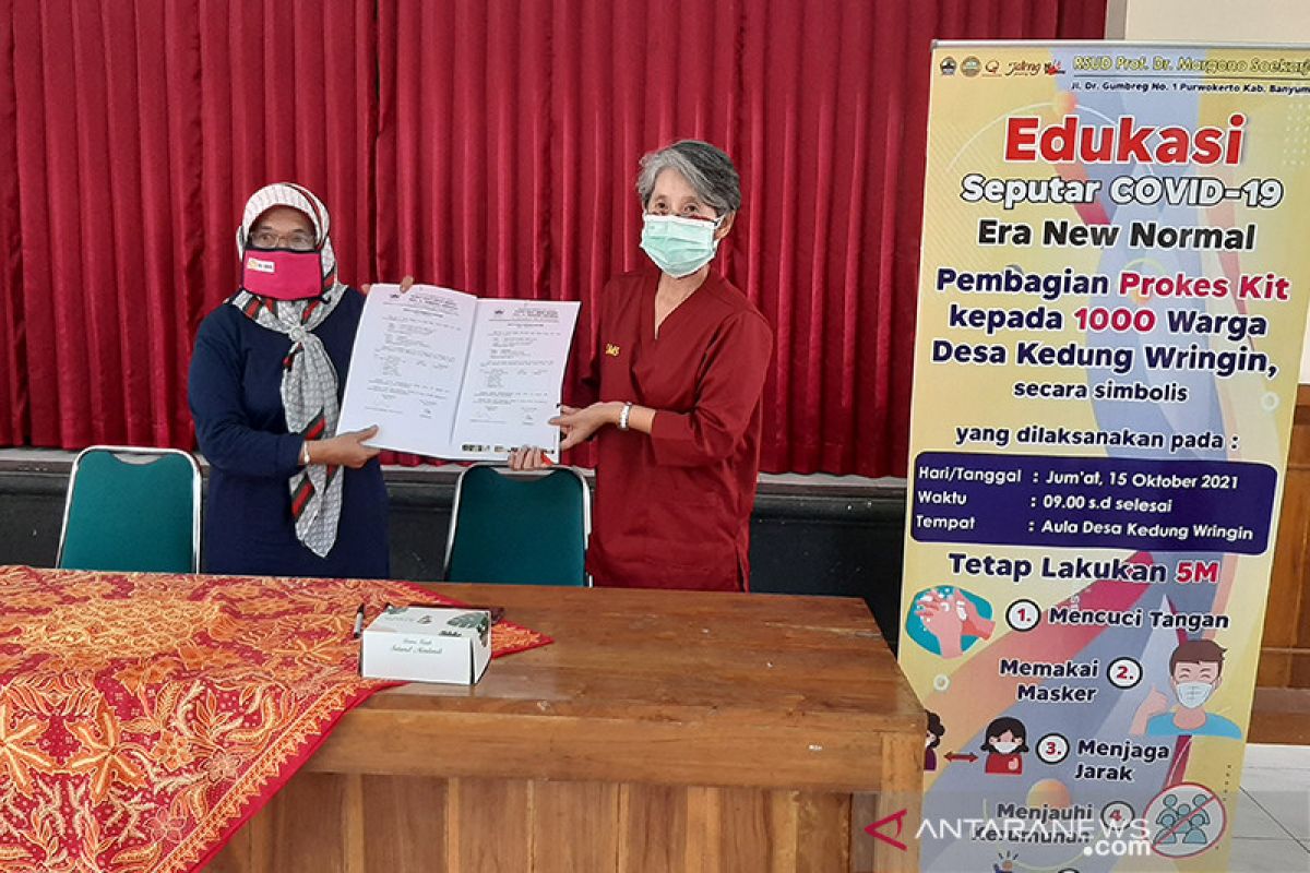 RSMS Purwokerto salurkan bantuan 1.000 kit pencegah COVID-19