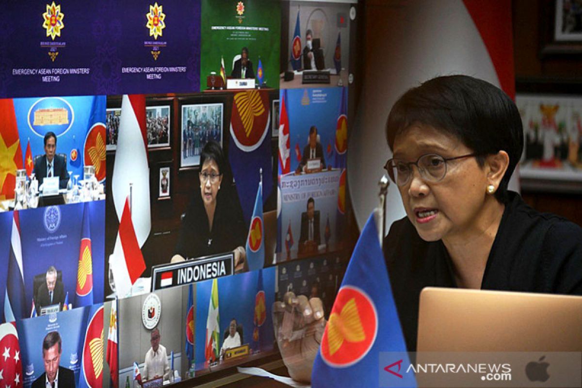 Menlu RI: Myanmar tidak harus kirim perwakilan politik di  KTT ASEAN