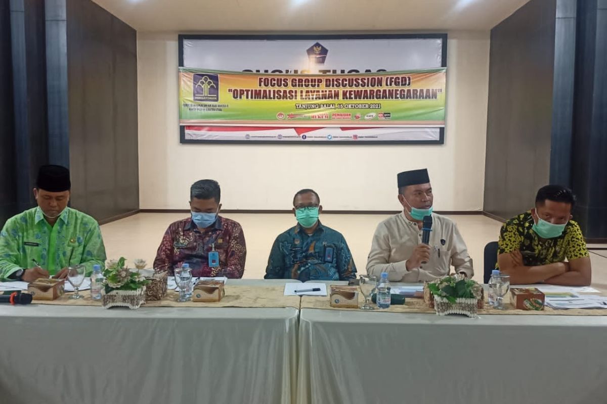 Kanwil Kemenkumham Sumut gelar Focus Group Discussion di Tanjung Balai