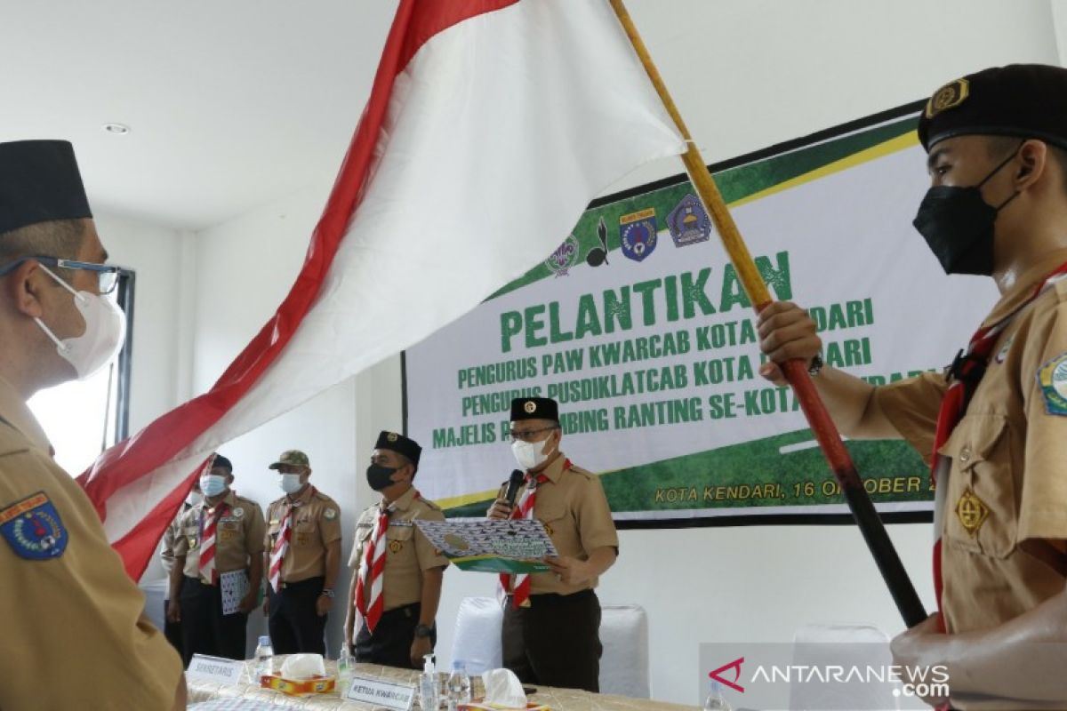 Wali Kota Kendari meminta anggota Pramuka siap hadapi kemajuan zaman