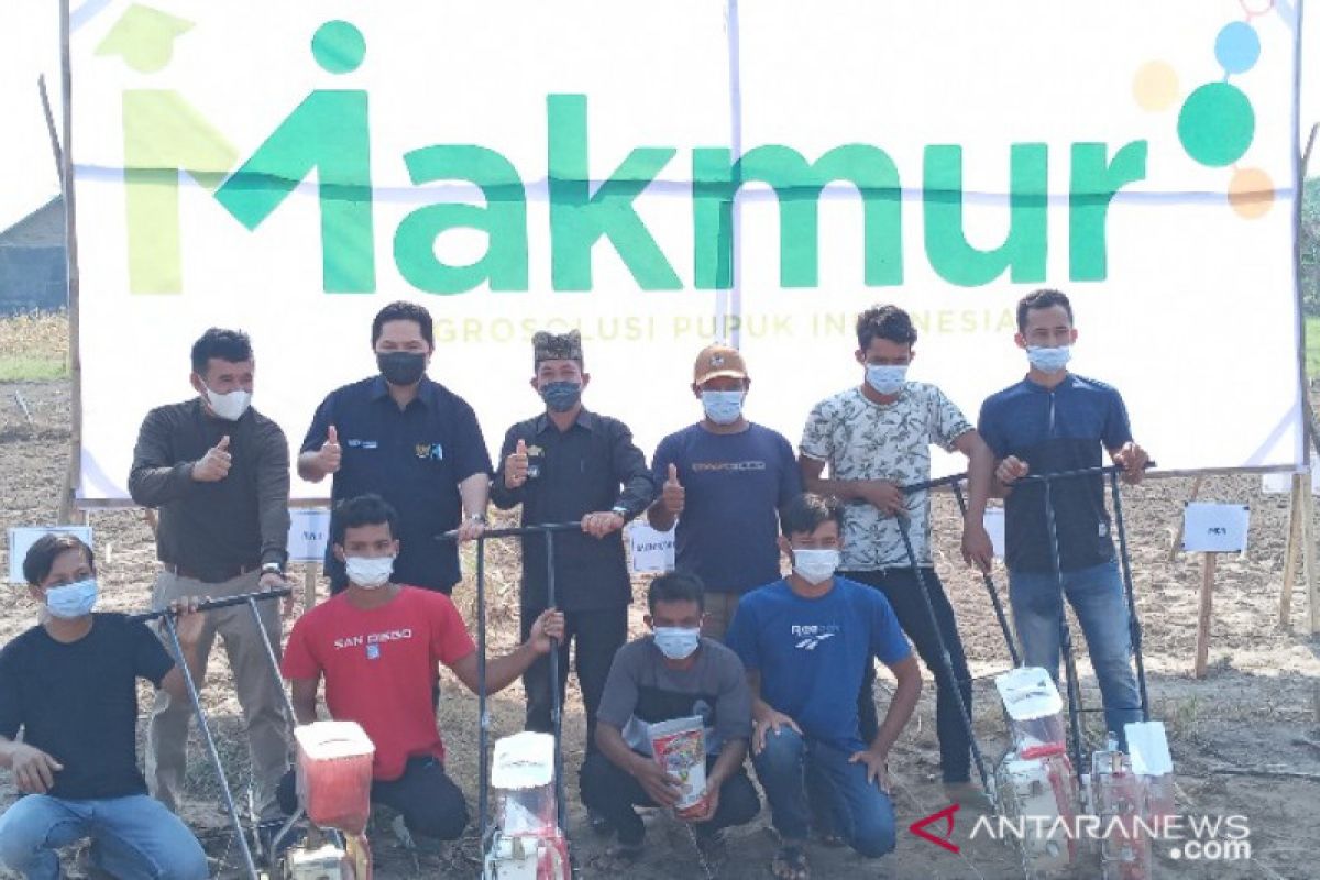 Tanam perdana jagung, Erick sebut petani muda ciptakan keberlanjutan di sektor pertanian