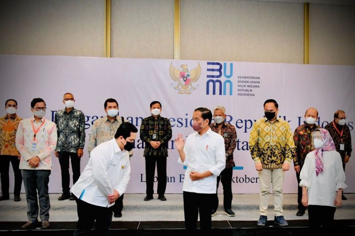 Presiden RI Joko Widodo tak ingin BUMN sering dapat proteksi