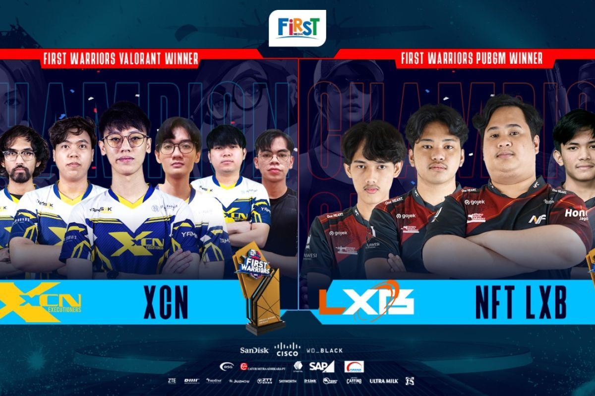 NFT LXB dan XCN raih juara turnamen FPS eSports First Warriors