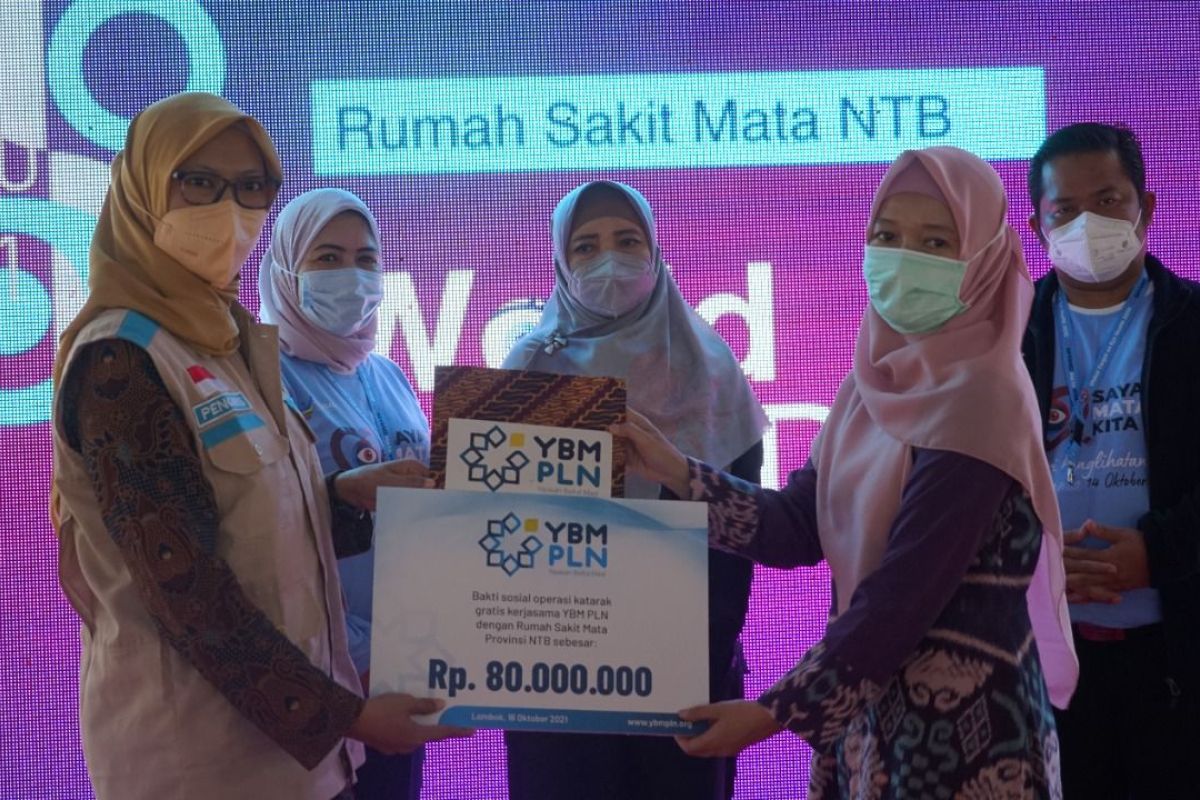 YBM PLN NTB kembali gelar operasi katarak gratis untuk kaum dhuafa