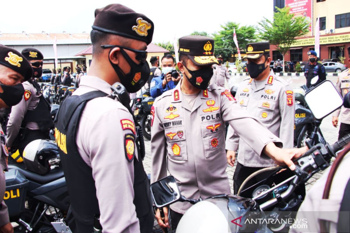 Kapolda Kaltim cek kesiapan layanan polisi 110 Polresta Samarinda