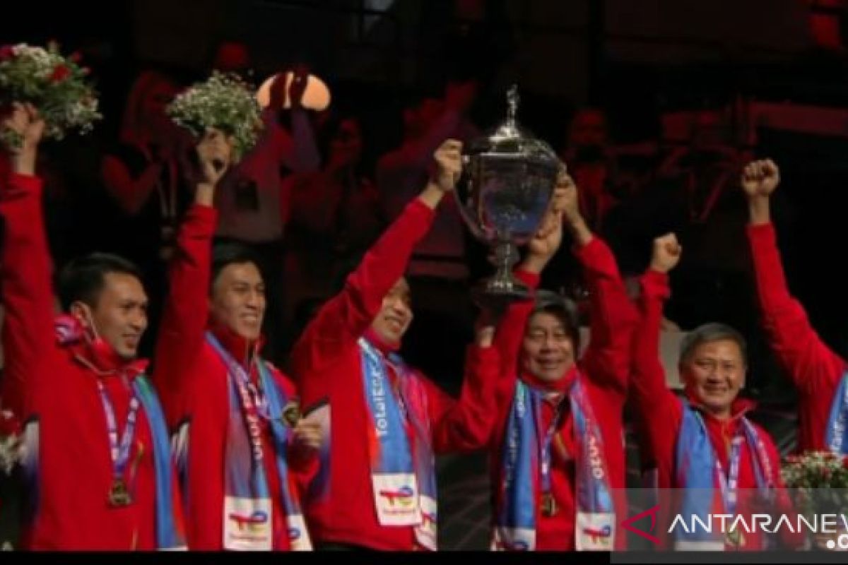 Kalahkan China, Indonesia juara Piala Thomas 2021