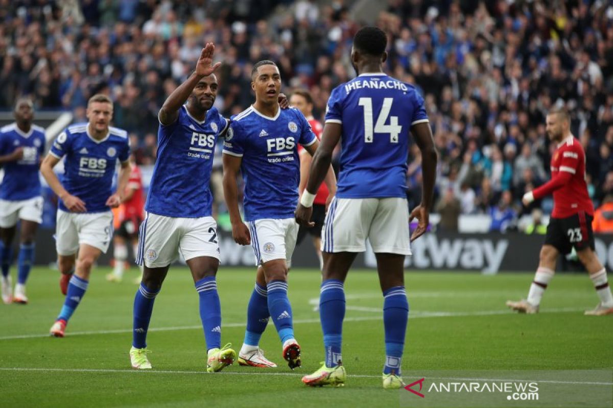 Liga Inggris: MU takluk 2-4 di kandang Leicester