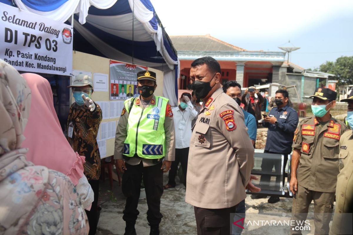 Kapolda Banten monitor Pilkades di Pandeglang