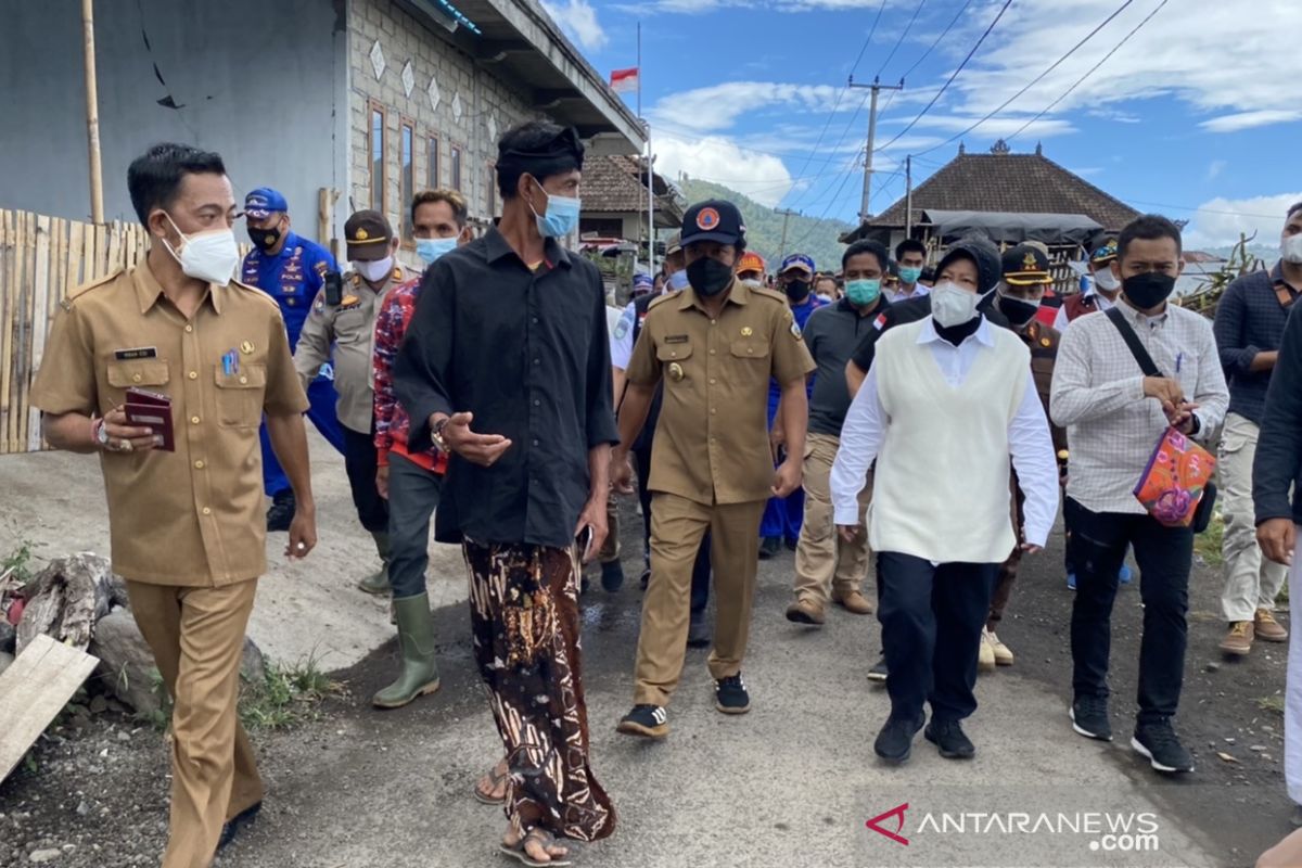 Kunjungi daerah gempa Karangasem, Mensos tekankan pentingnya antisipasi (video)