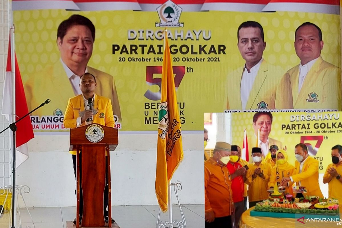 HUT ke 57, Mahyaruddin : Golkar Tanjungbalai wajib perjuangkan aspirasi rakyat