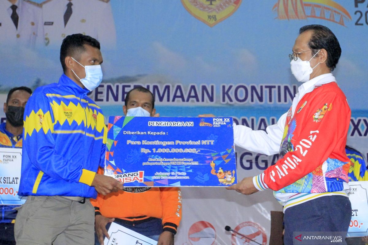 Johnny G. Plate hadiahkan bonus Rp1 miliar untuk atlet PON NTT