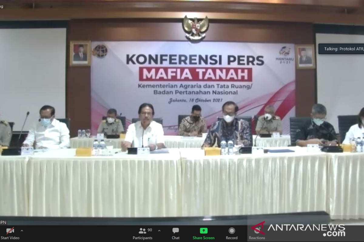 Menteri ATR/BPN: Banyak capaian perangi mafia tanah berkat kerja sama