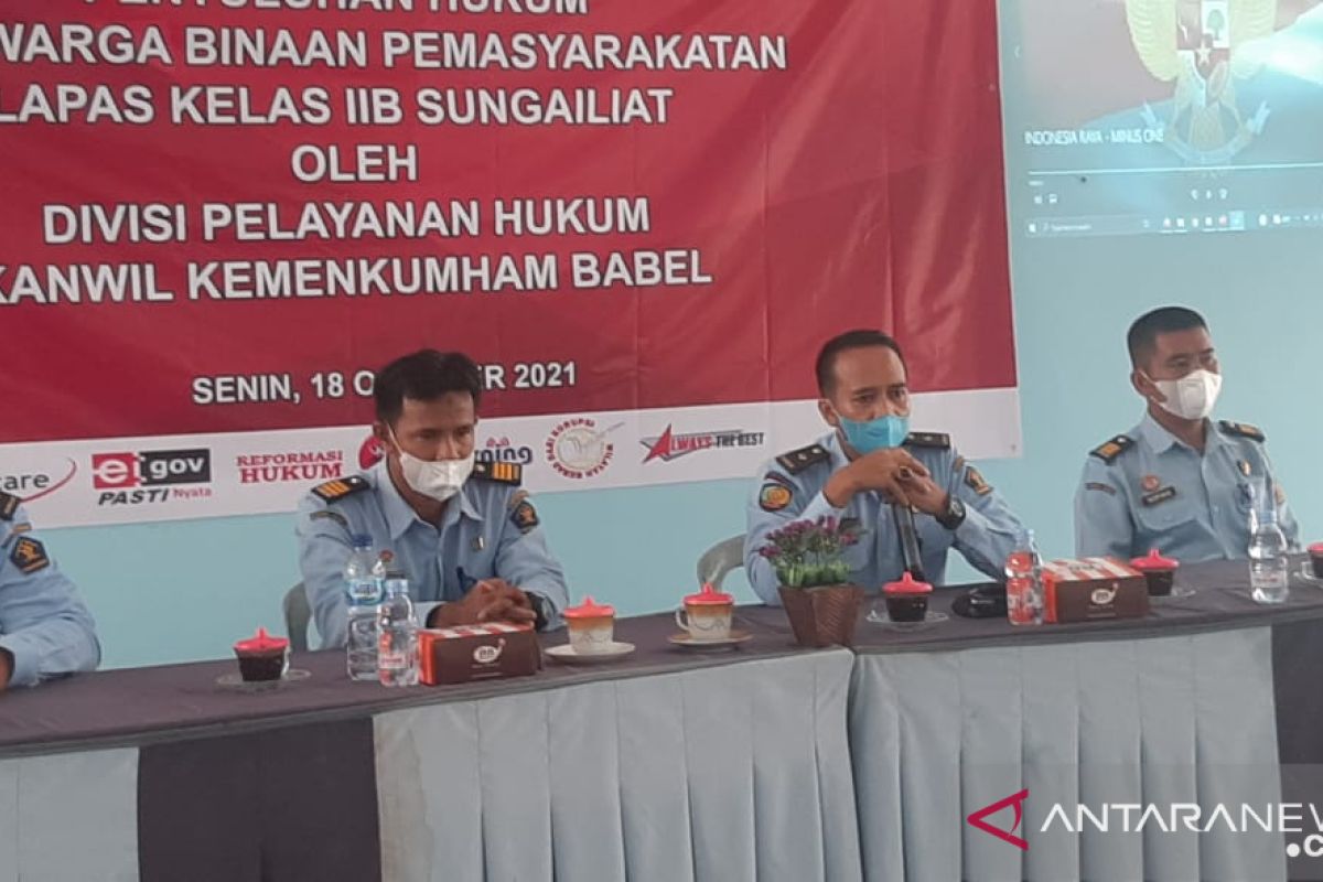 Lapas Sungailiat mantapkan pembekalan pemahaman hukum WBP