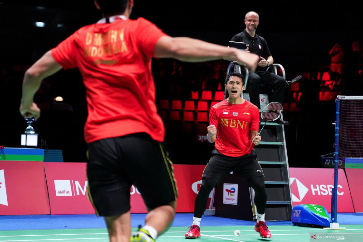 Jonatan Christie juaratunggal putra Swiss Open