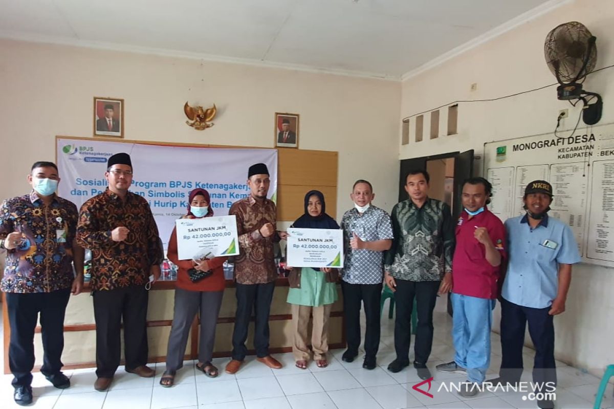 BPJAMSOSTEK Cikarang sosialisasikan manfaat jaminan sosial pekerja rentan di pesisir