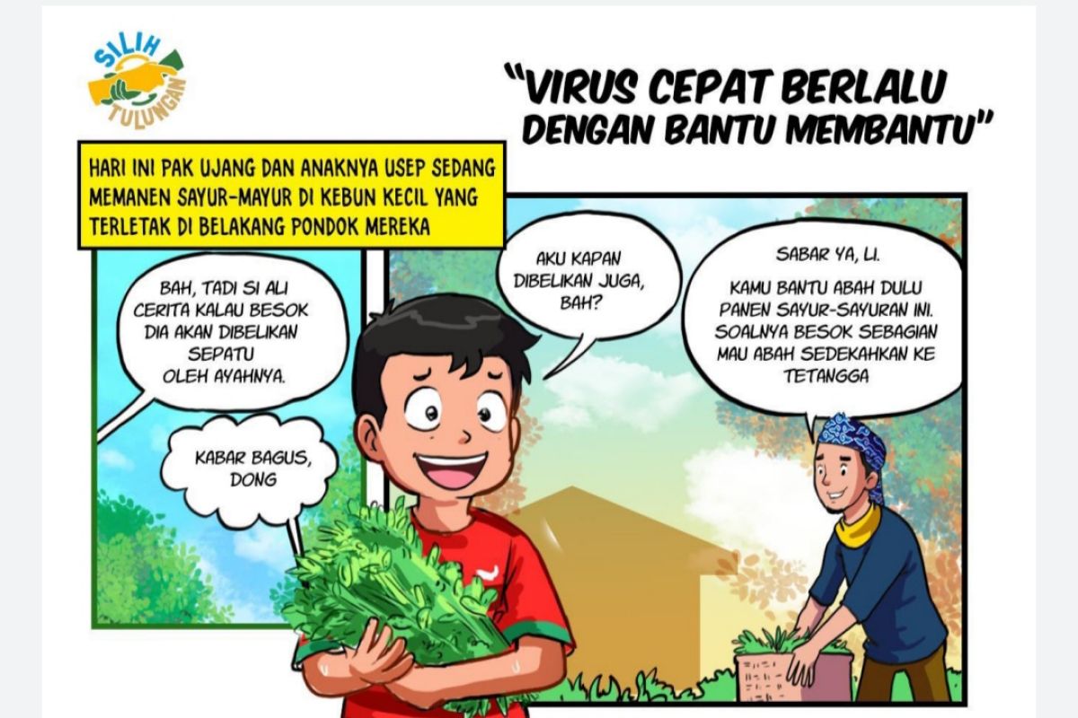 Nana Maulana juara pertama Lomba Komik Digital Silih Tulungan