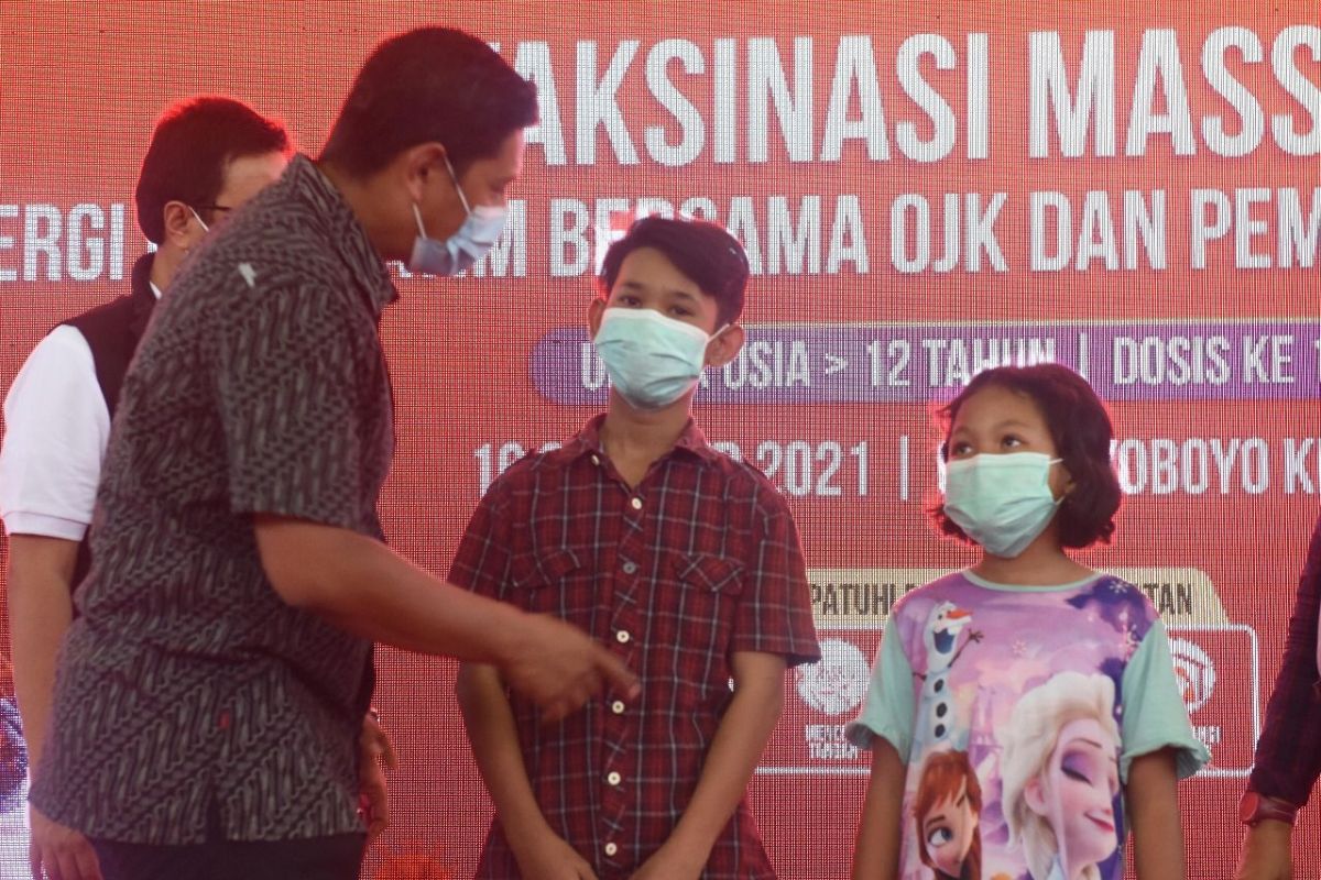 Program vaksinasi Pemkot Kediri menyasar pelajar usia 12 tahun ke atas