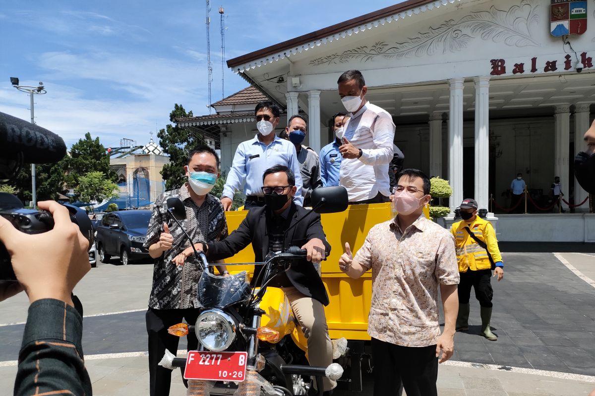 DLH Kota Bogor beli 68 gerobak bermotor untuk wilayah tidak terjangkau truk