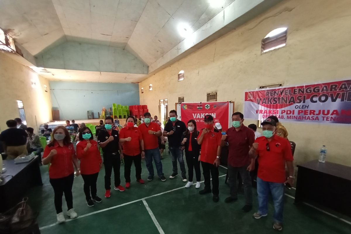 Siapkan 800 dosis, F-PDIP Mitra gelar vaksinasi