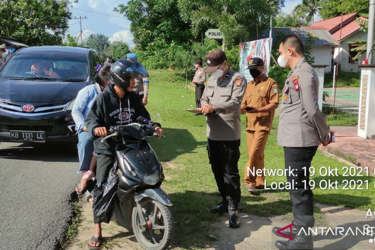 Polisi gencarkan sosialisasi penggunaan masker di Landak