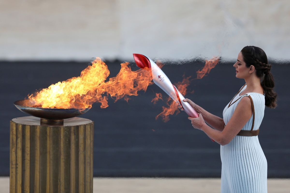 Api Olimpiade tiba di China jelang Olimpiade Beijing 2022